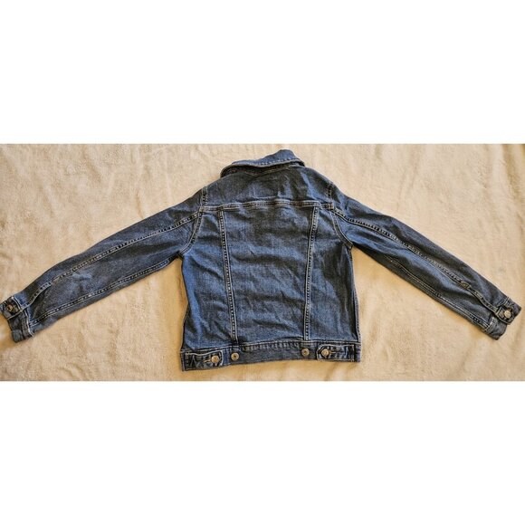 WOMEN'S LEVI STRAUSS & CO CLASSIC DENIM TRUCKER JEAN JACKET SIZE SMALL - Picture 9 of 11